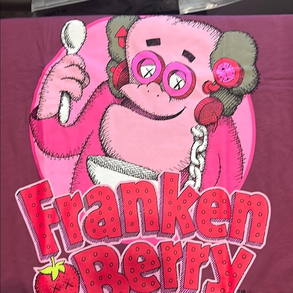 KAWS Pink Short Sleeve Tee - Picture 1 of 5